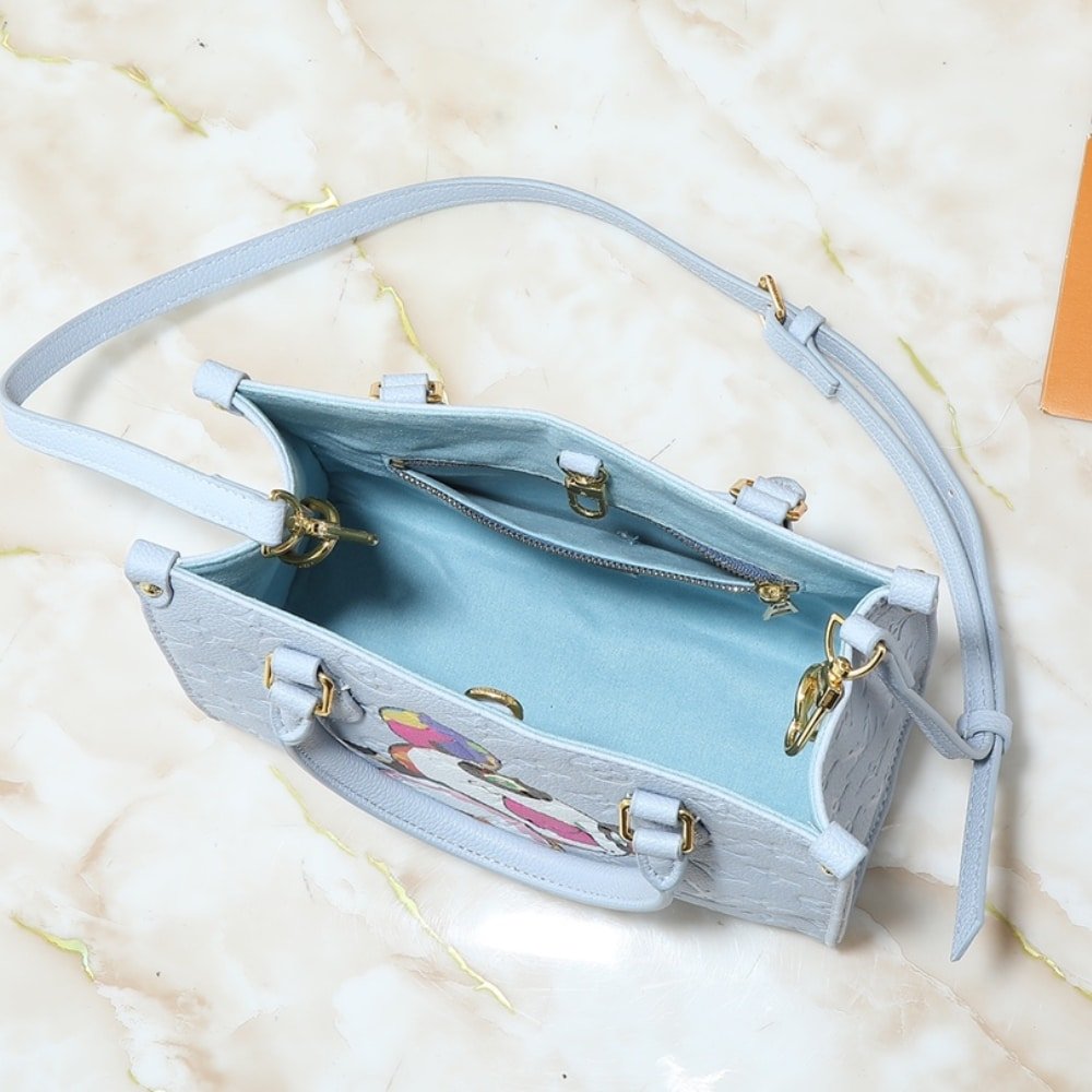 L0vis Vvtt0n X Tm Onthego PM Chain Washed Blue 25Cm M13836