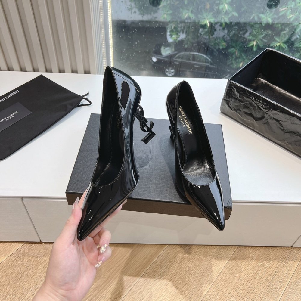 Sa1nt Lau*nt Opyum Pumps In All Black 4720110Npvv1000