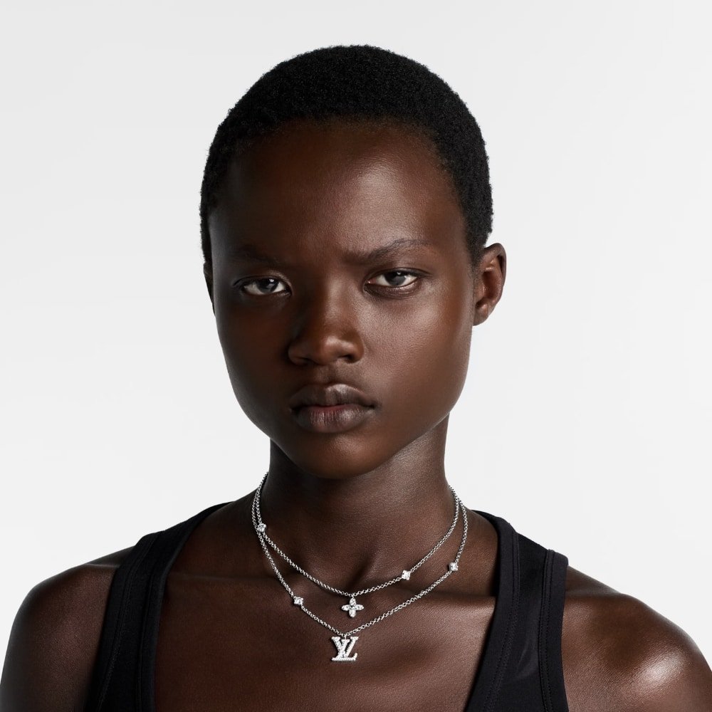L0vis Vvtt0n Lady Lv Necklace Palladim M02515