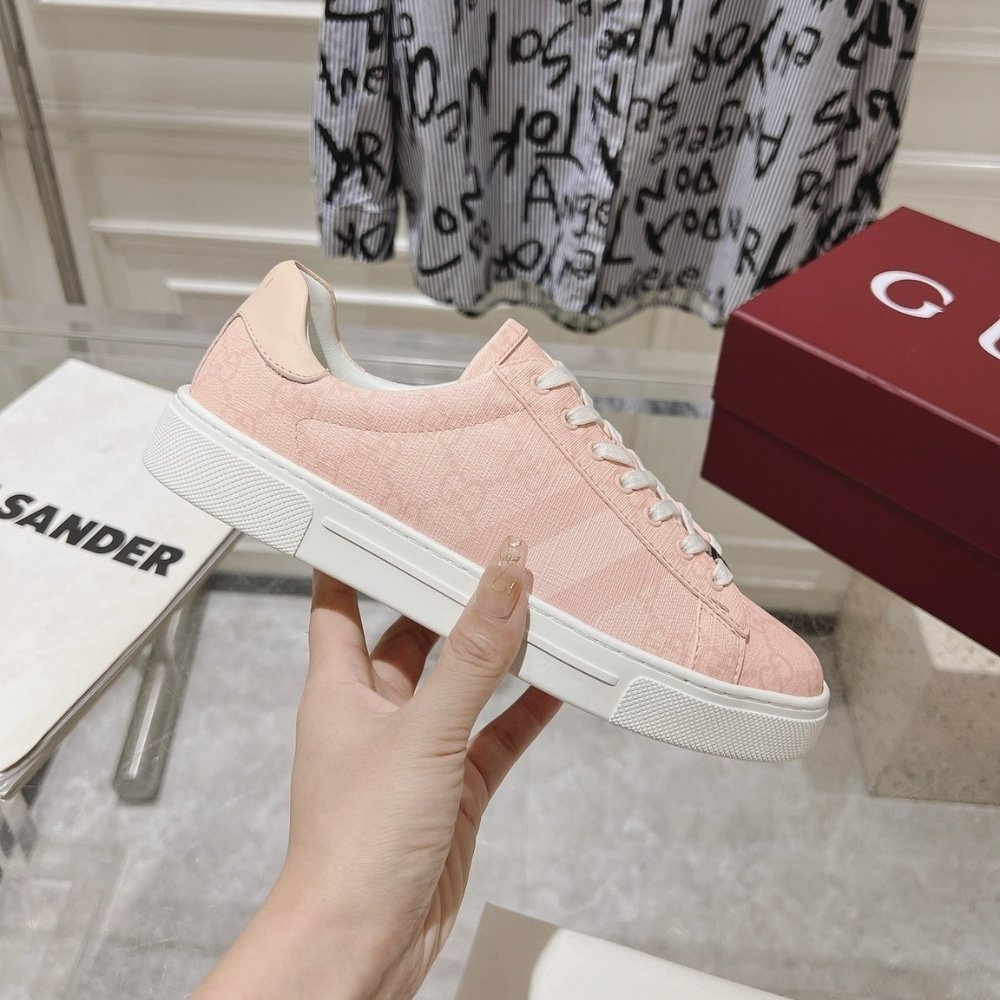 Gvc*1 Ace Sneaker With Web Pink 812026 Fad2A 8741