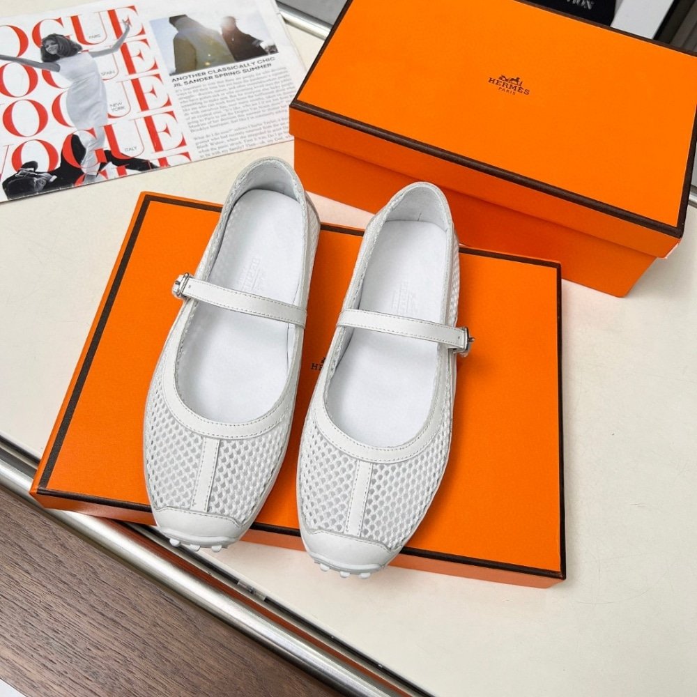 H**me5 Kichu Ballet Flats Blanc H251170Z 90380
