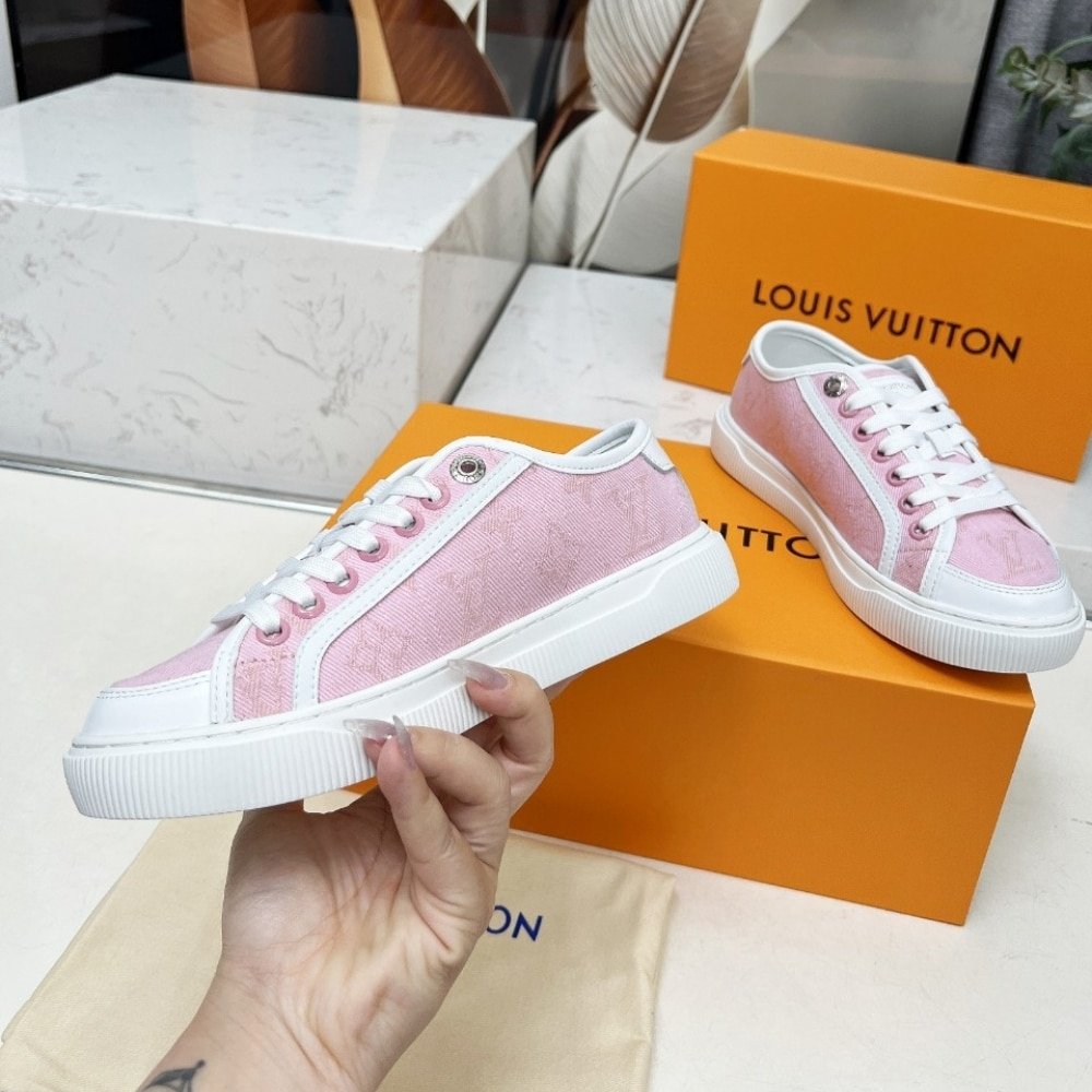 L0vis Vvtt0n Lv Lagoon Sneaker Denim Rose 1Agyfo