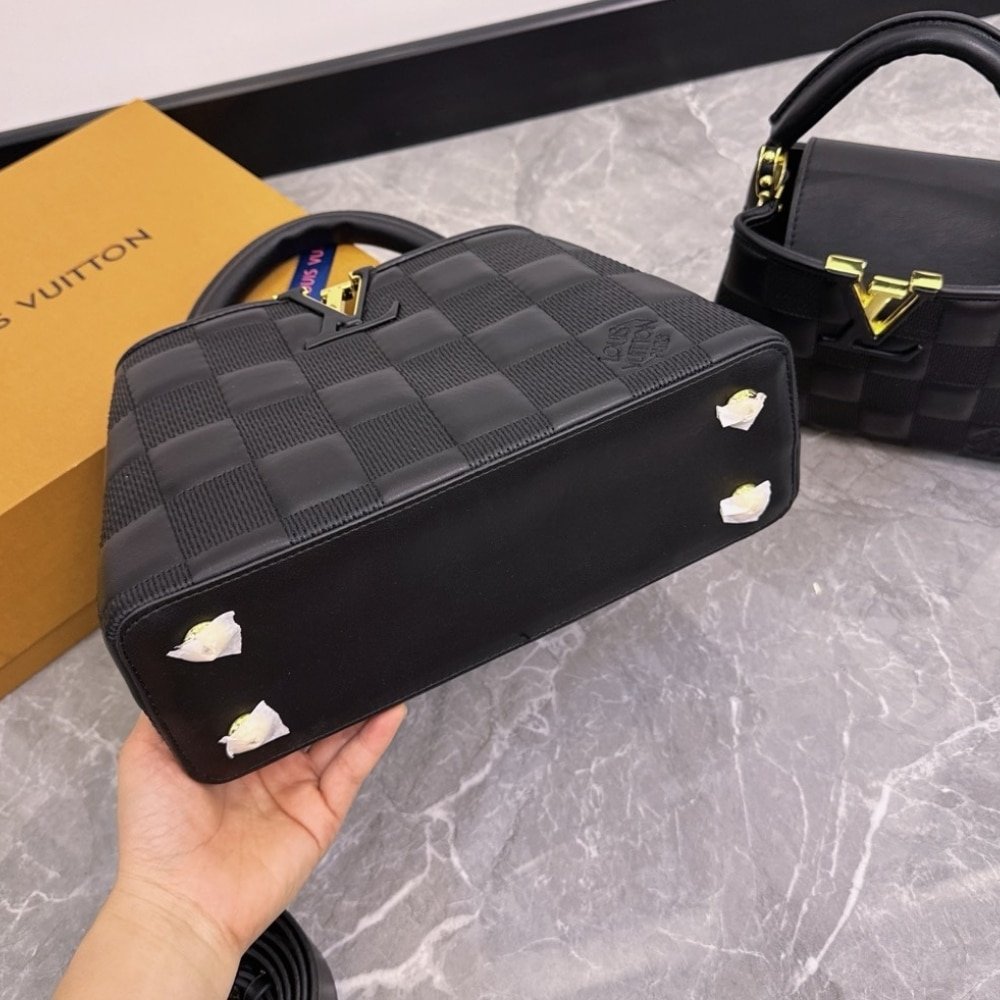 L0vis Vvtt0n Capucines BB Bag Damier Black 27Cm M59225