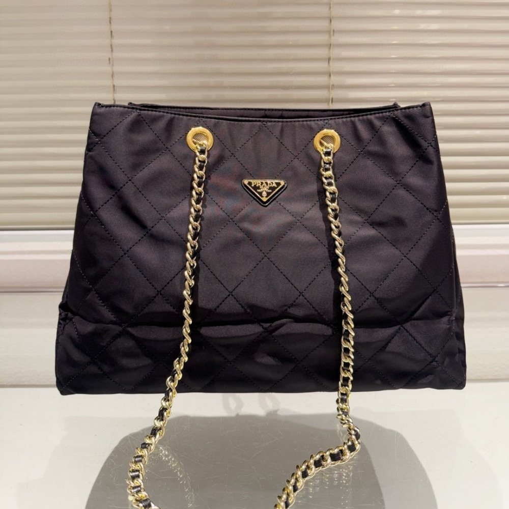 Pra*a Re Edition 1995 Re Nylon Tote Bag Black 42Cm