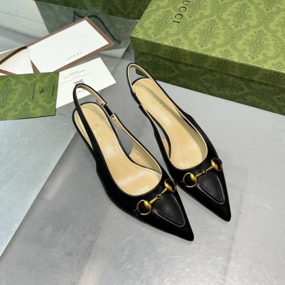 Gvc*1 Women’s Horsebit Slingback Pump Black 782407 Dmbt0 1000