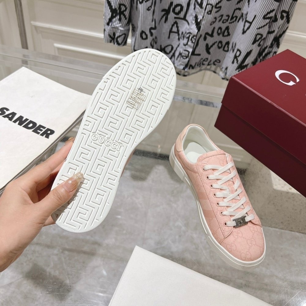 Gvc*1 Ace Sneaker With Web Pink 812026 Fad2A 8741