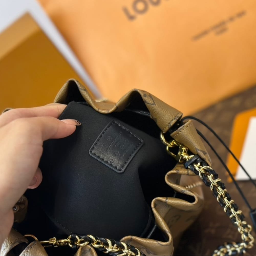 L0vis Vvtt0n Noé Trunk PM Bag Monogram Reverse Brown 20Cm M13324