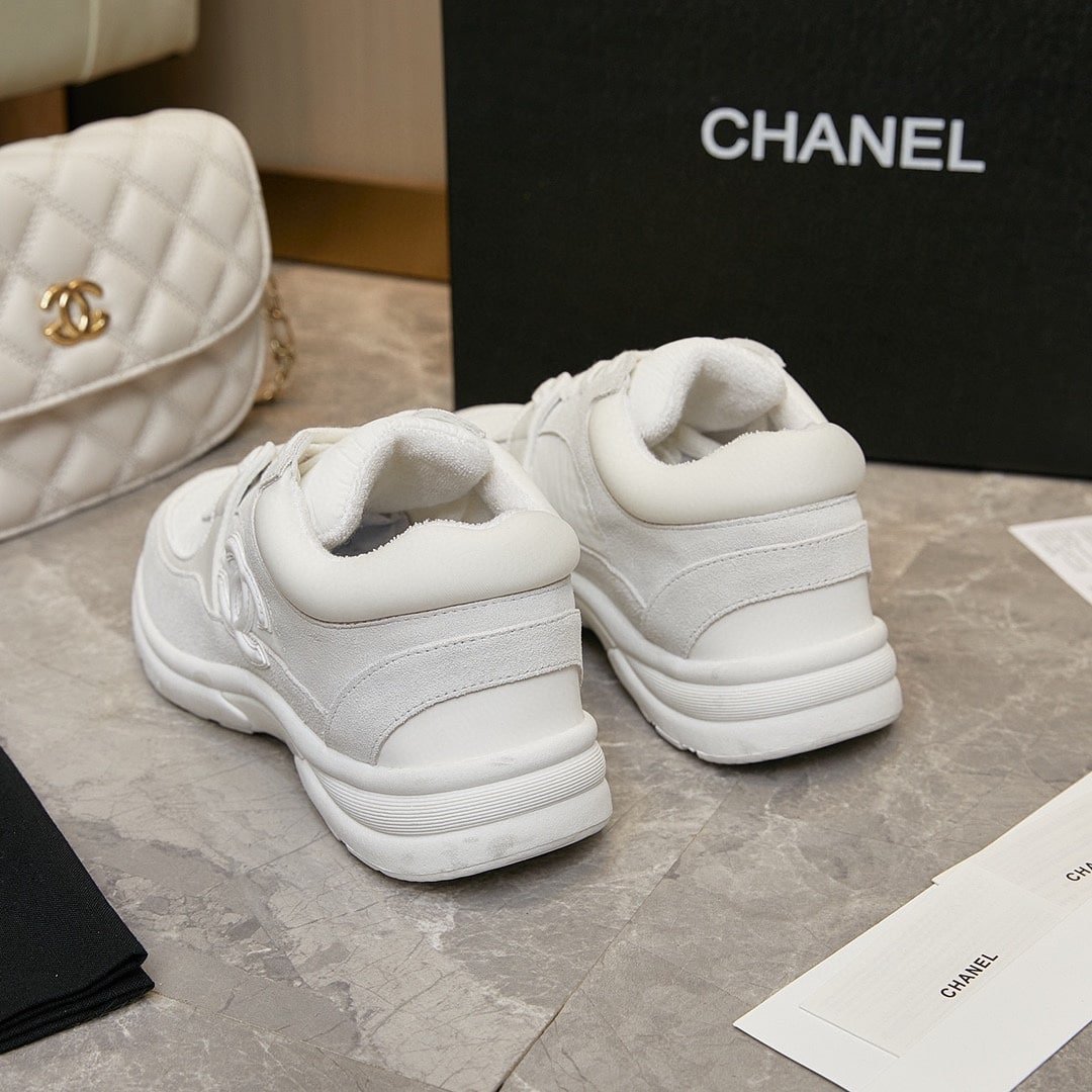 Ch**el Cc Suede White G33745 Y52846 0G975