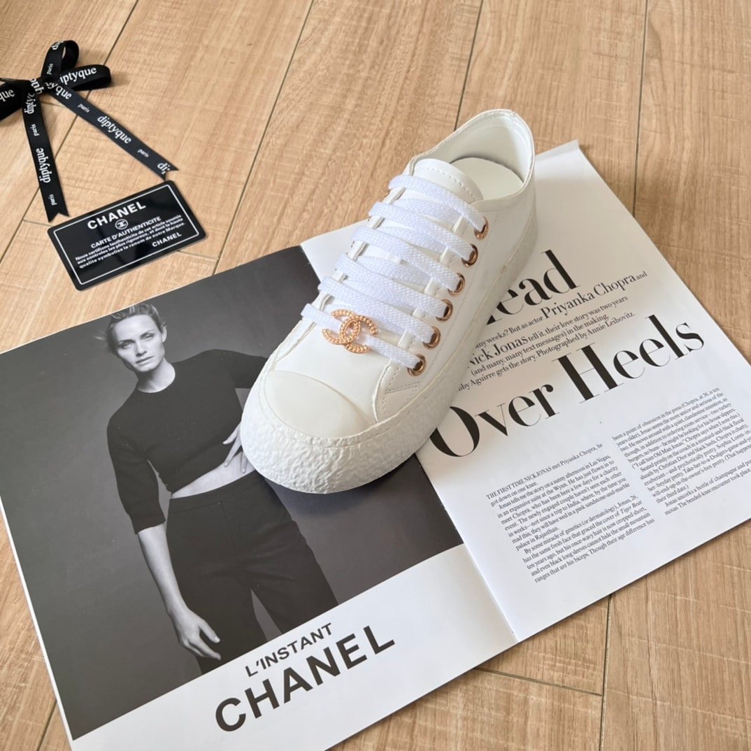 Ch**el Women’S Sneaker Cc Trainers In White