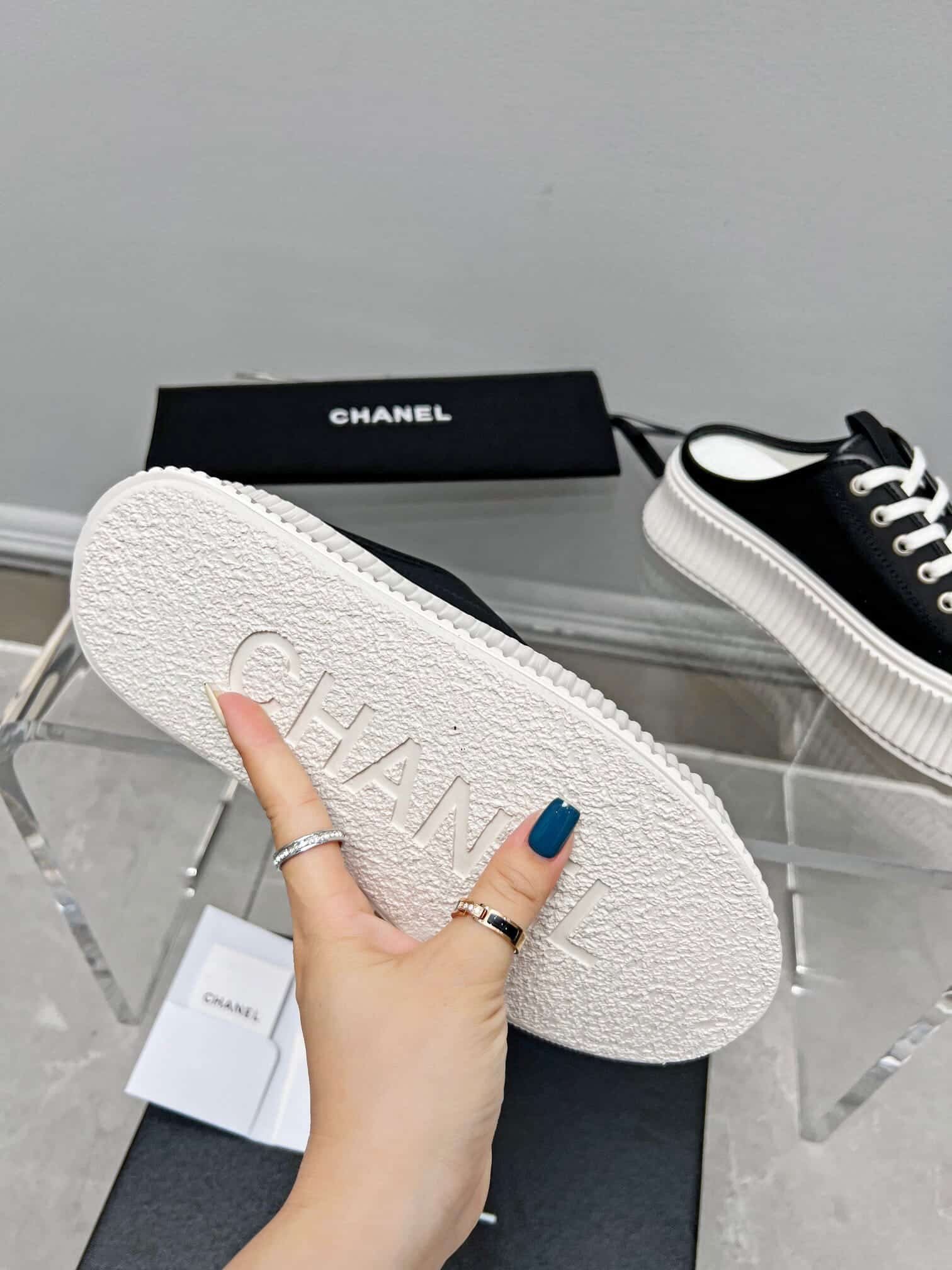 Ch**el Platform Shoes Black