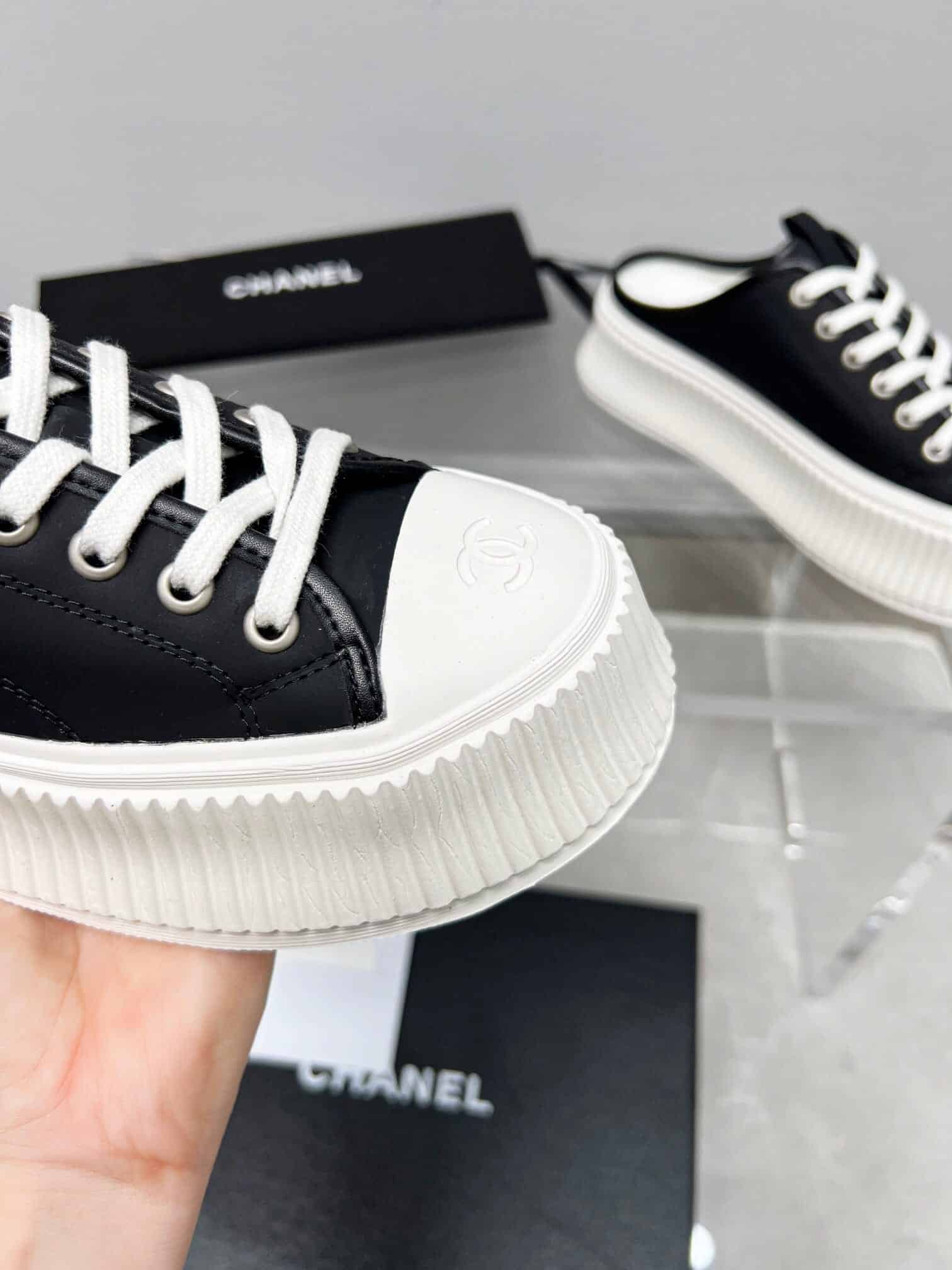 Ch**el Platform Shoes Black