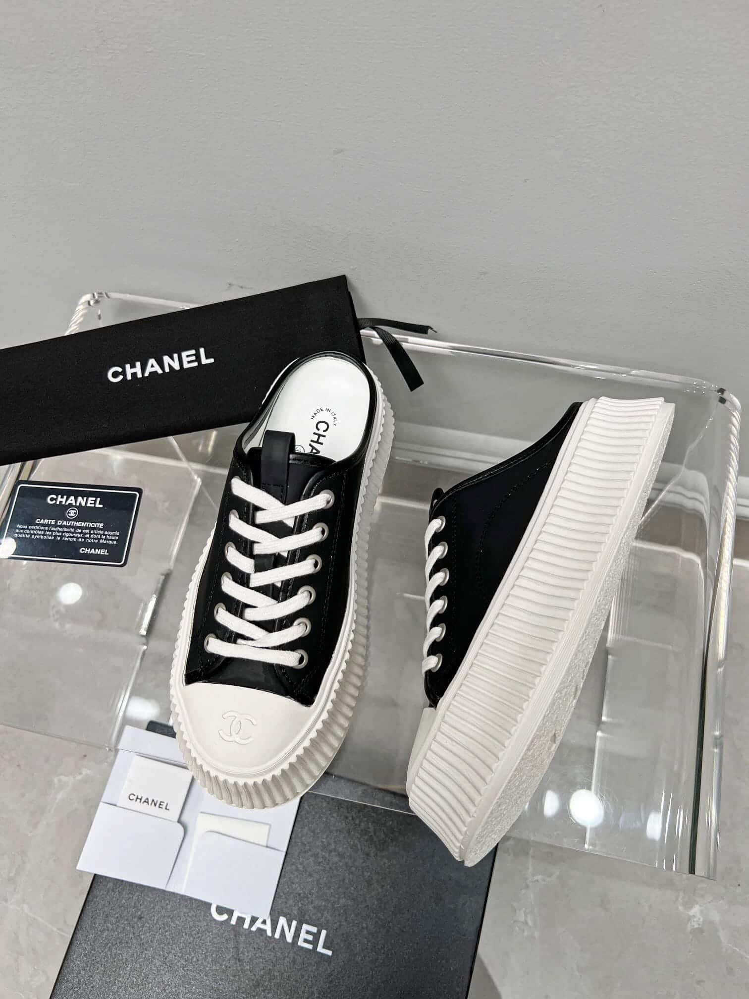 Ch**el Platform Shoes Black
