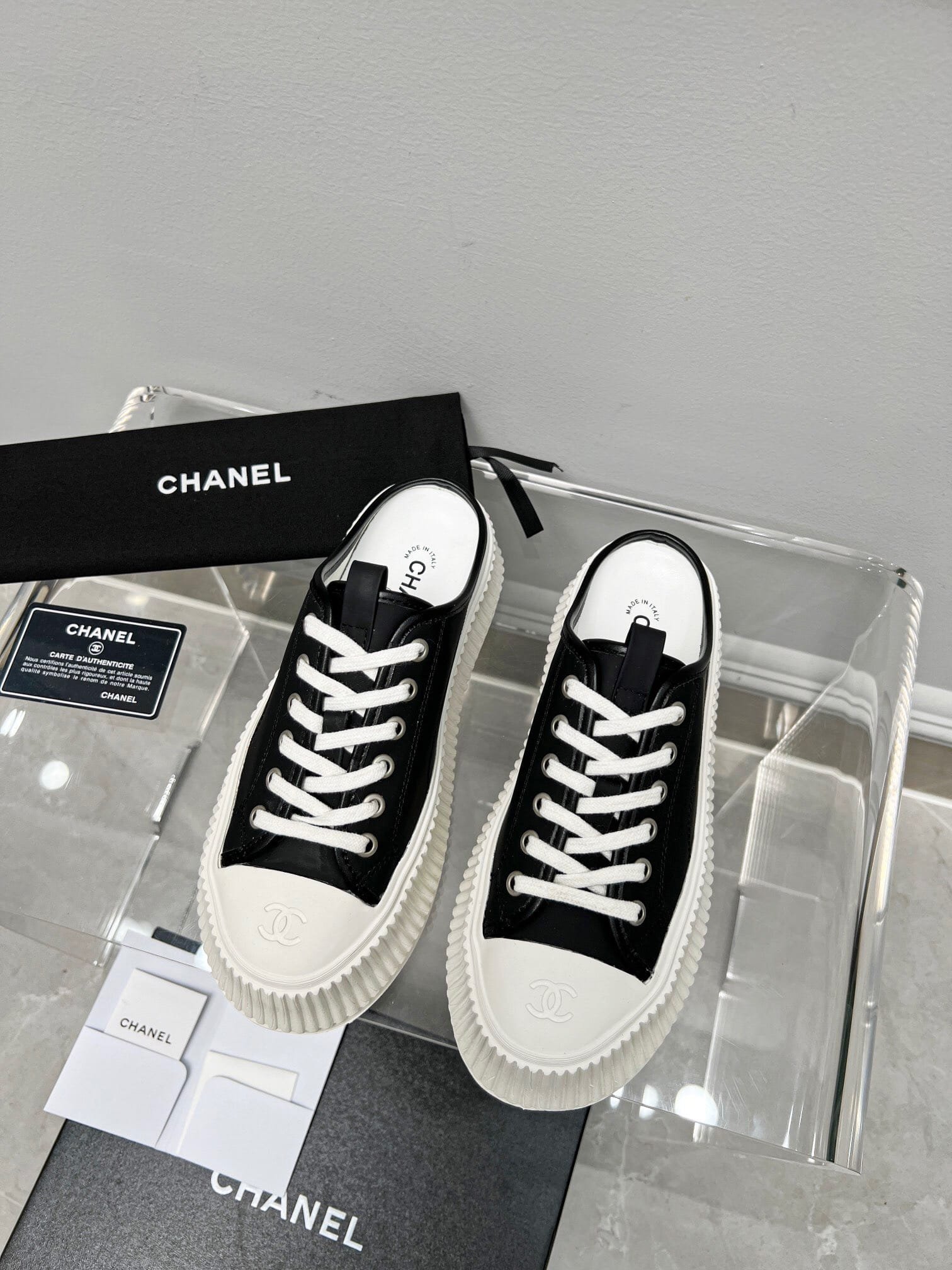 Ch**el Platform Shoes Black