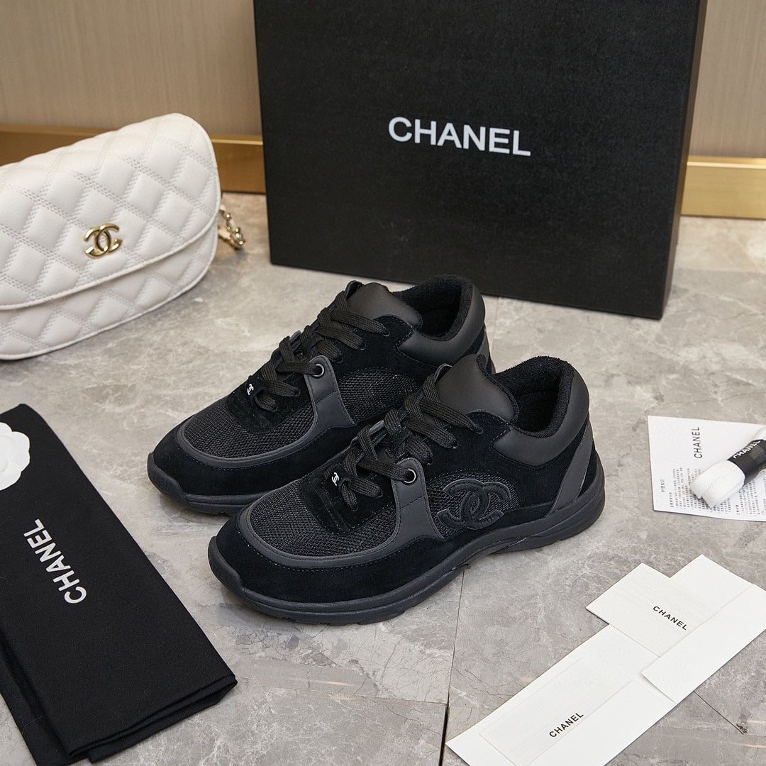 Ch**el Cc Logo Sneaker Black G34361 Y53536 94305