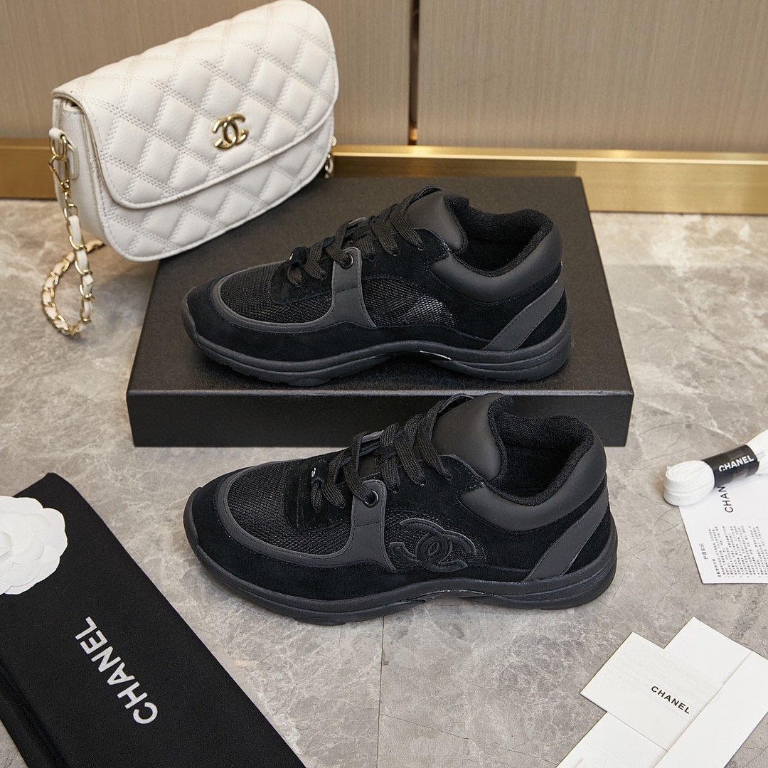 Ch**el Cc Logo Sneaker Black G34361 Y53536 94305