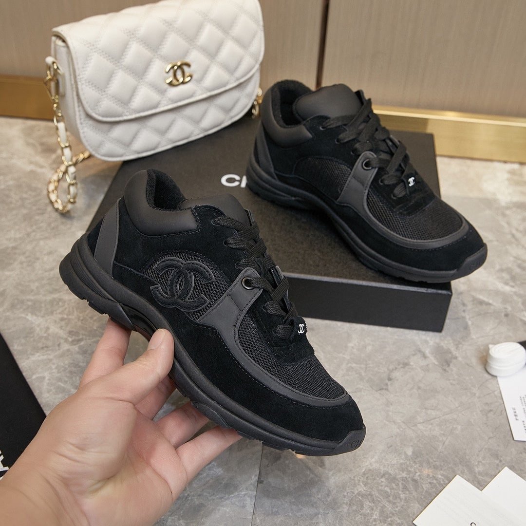 Ch**el Cc Logo Sneaker Black G34361 Y53536 94305