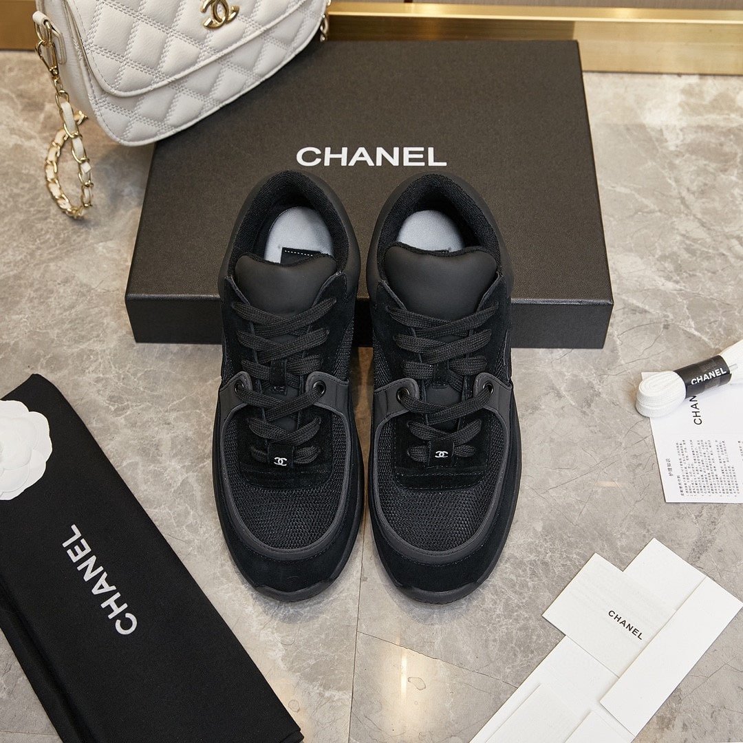Ch**el Cc Logo Sneaker Black G34361 Y53536 94305