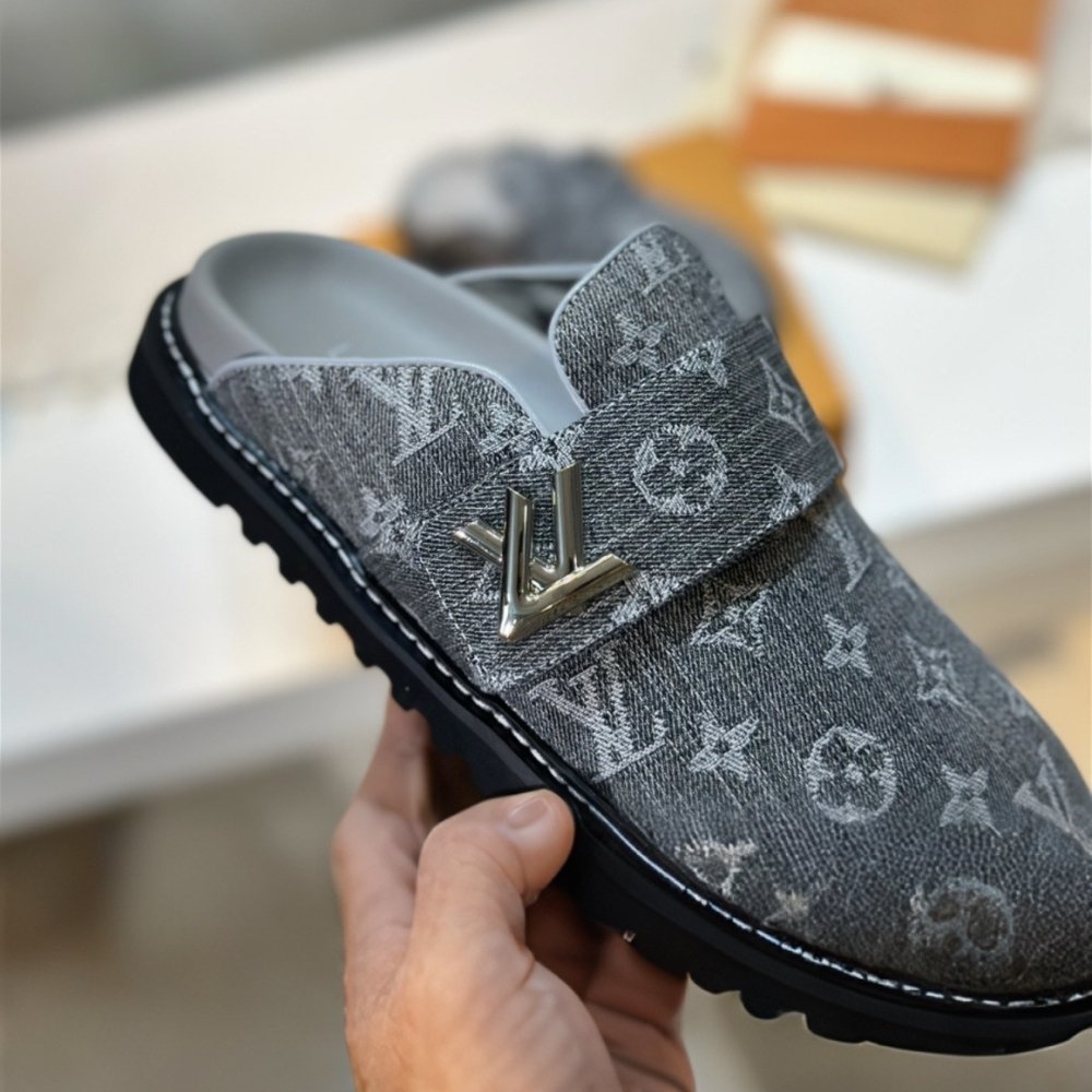 L0vis Vvtt0n Lv Cosy Comfort Mule Gray 1Agvp3