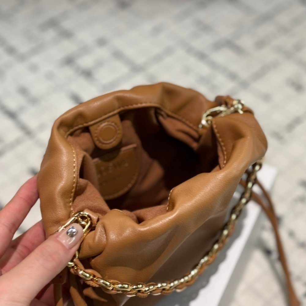 L0ew* Mini Flamenco Purse In Mellow Nappa Brown 16Cm A914Cbpx03 6715