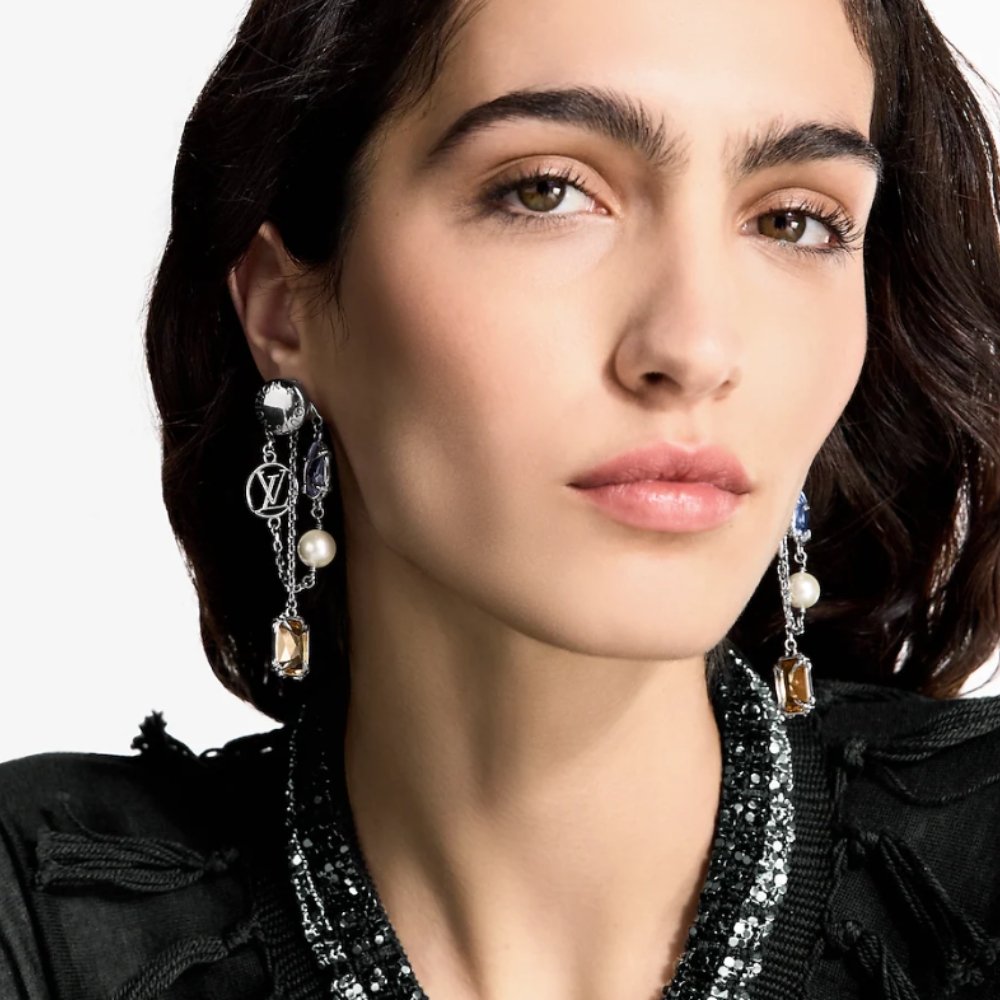 L0vis Vvtt0n Heirloom Pendant Earrings Silver M02889