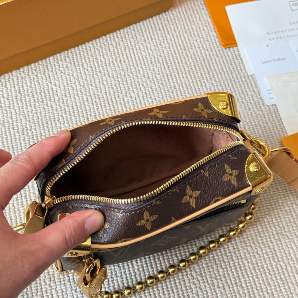 L0vis Vvtt0n Mini Soft Trunk G69 Monogram Brown 18Cm M14729