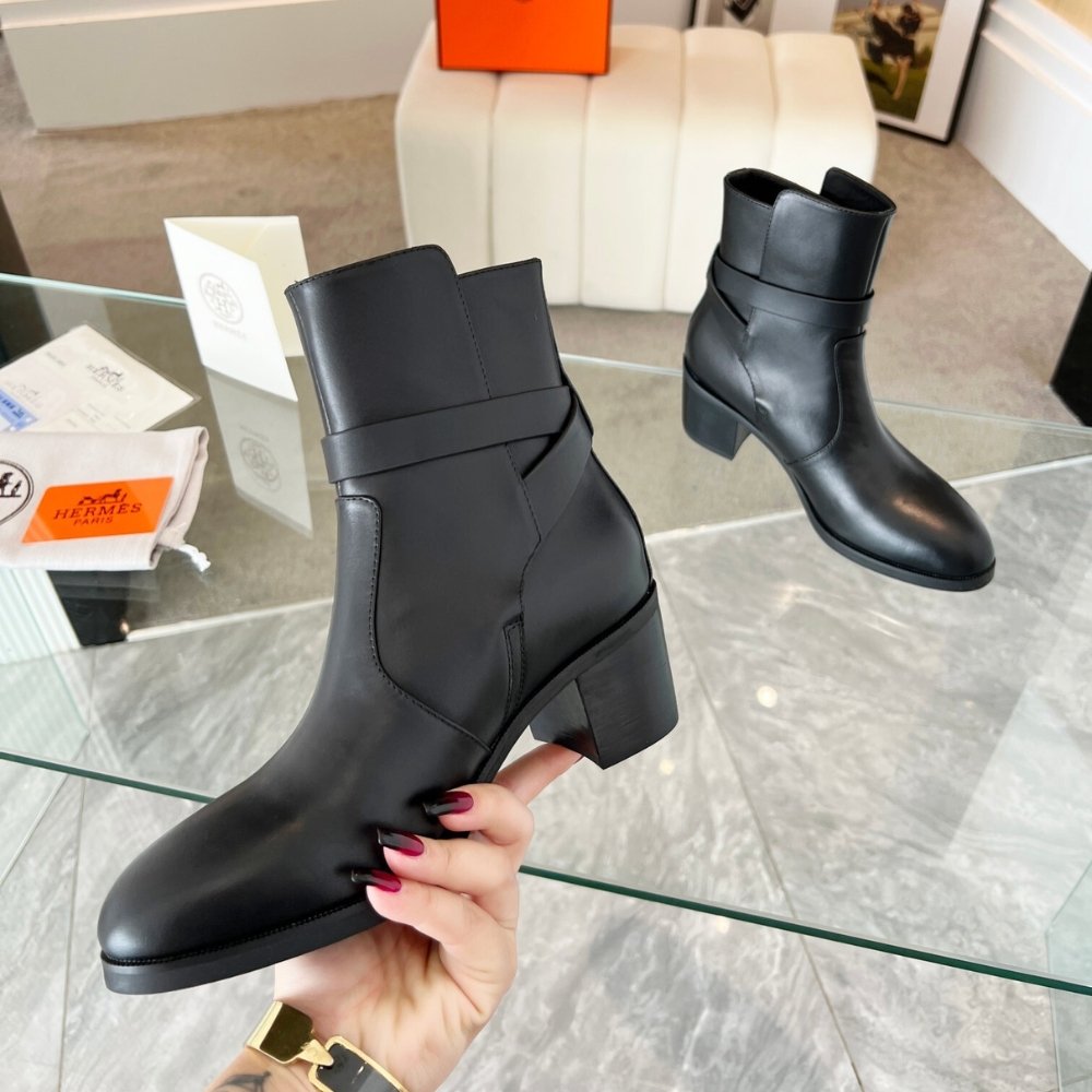 H**me5 Frenchie 50 Ankle Boot Black H232128Z 02340