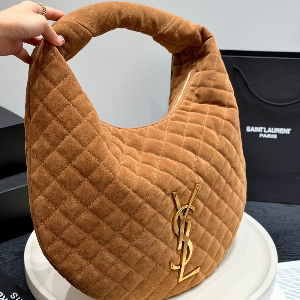 Sa1nt Lau*nt Icare Hobo In Quilted Caramel Cognac 42Cm 858160AAF9P2916