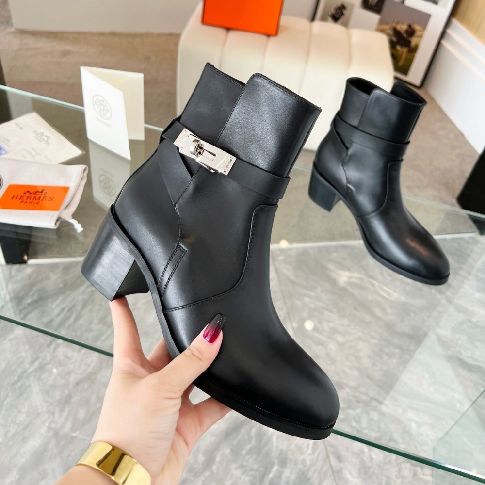 H**me5 Frenchie 50 Ankle Boot Black H232128Z 02340