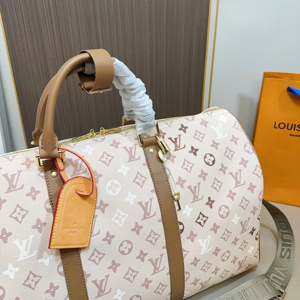 L0vis Vvtt0n Keepall Bandoulière 50 Monogram Beige 50Cm
