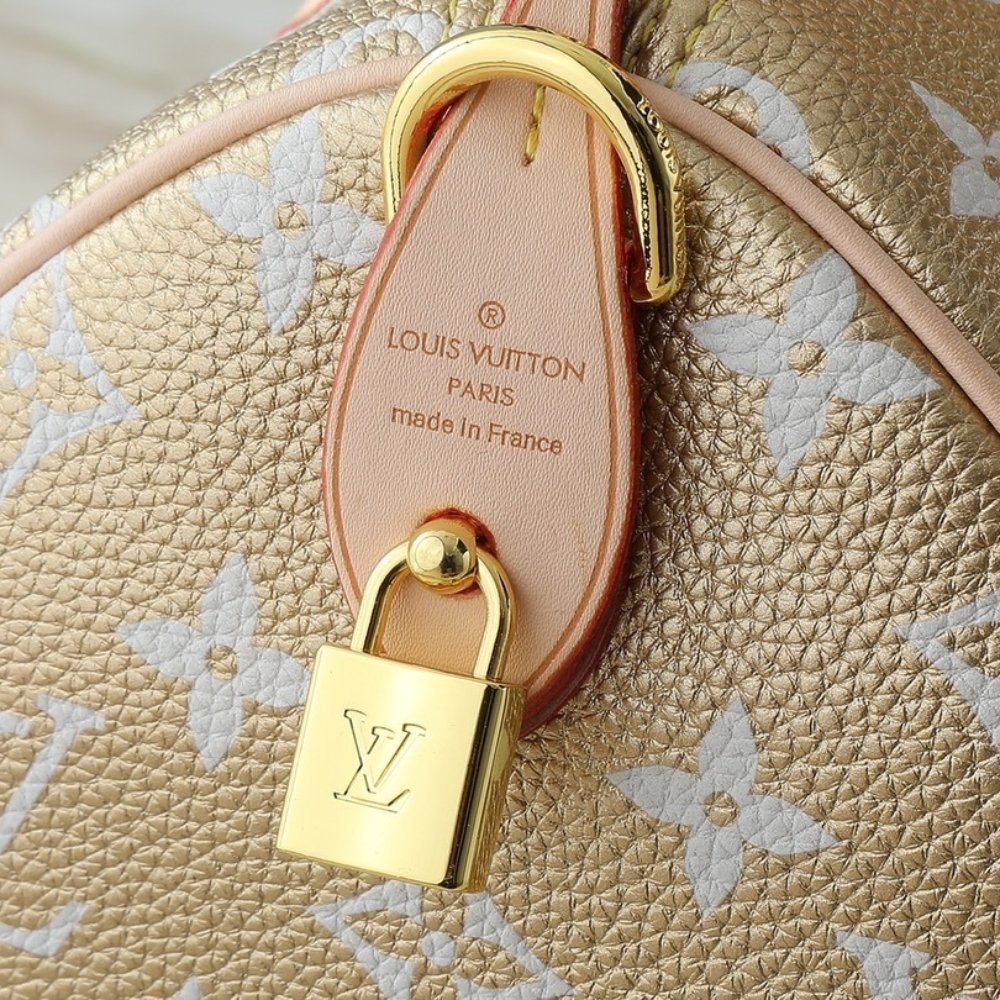 L0vis Vvtt0n Speedy P9 Bandoulière 30 Kinsugi Gold 30Cm M15283
