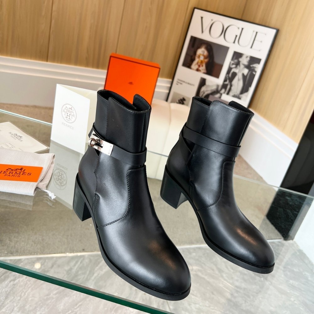 H**me5 Frenchie 50 Ankle Boot Black H232128Z 02340