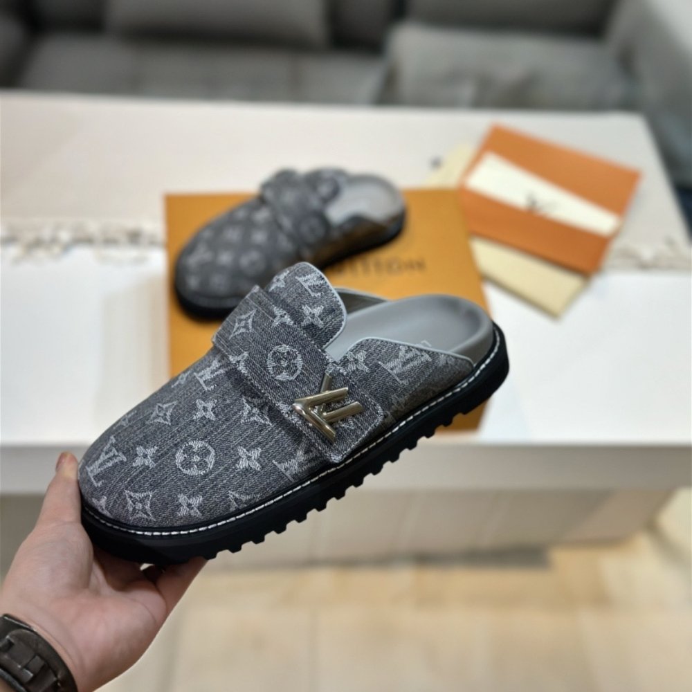 L0vis Vvtt0n Lv Cosy Comfort Mule Gray 1Agvp3