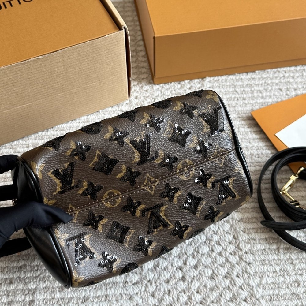 L0vis Vvtt0n Speedy Bandouliere 20 Monogram Canvas Brown 20Cm M26314