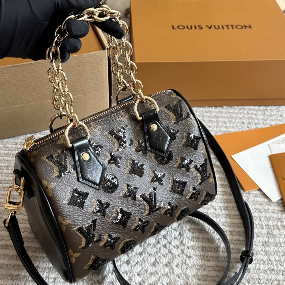 L0vis Vvtt0n Speedy Bandouliere 20 Monogram Canvas Brown 20Cm M26314