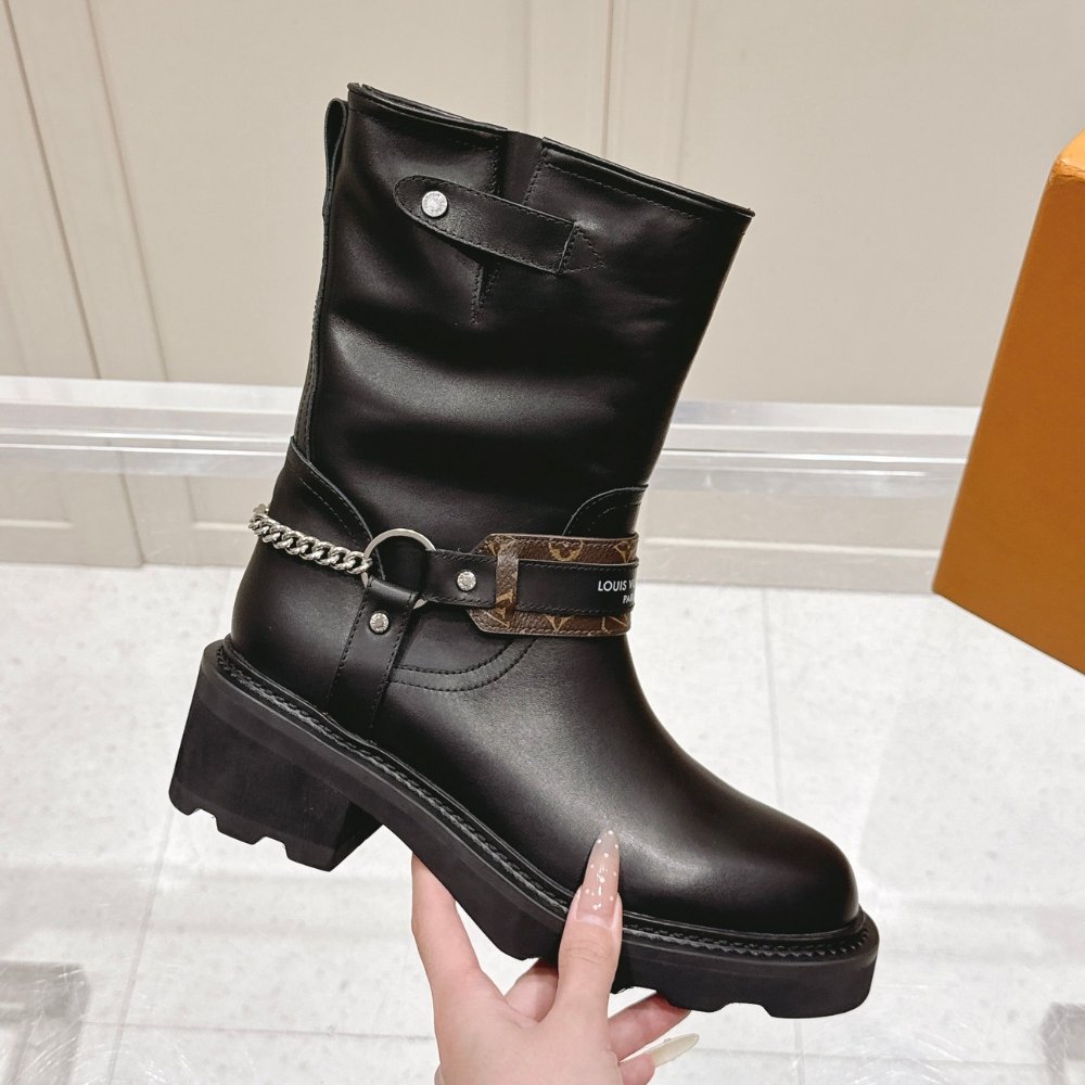 L0vis Vvtt0n Silhouette Ankle Boot Black 1Aibqr