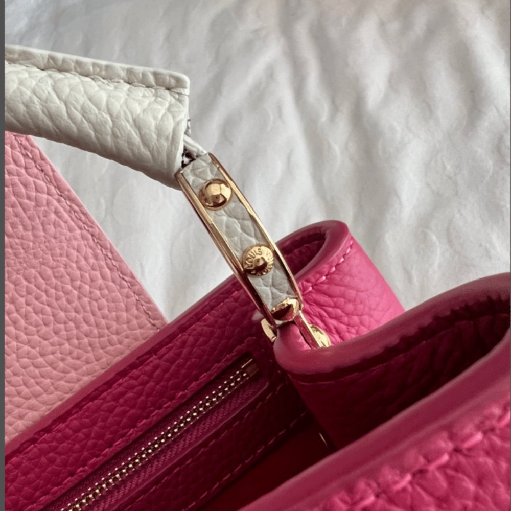 L0vis Vvtt0n Capucines Mm Bag Dark Pink 27Cm M20845