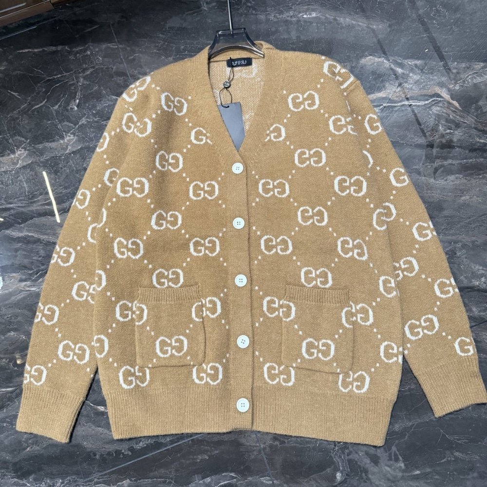 Gvc*1 Wool Cardigan Beige 694758 Xkcc5 2296