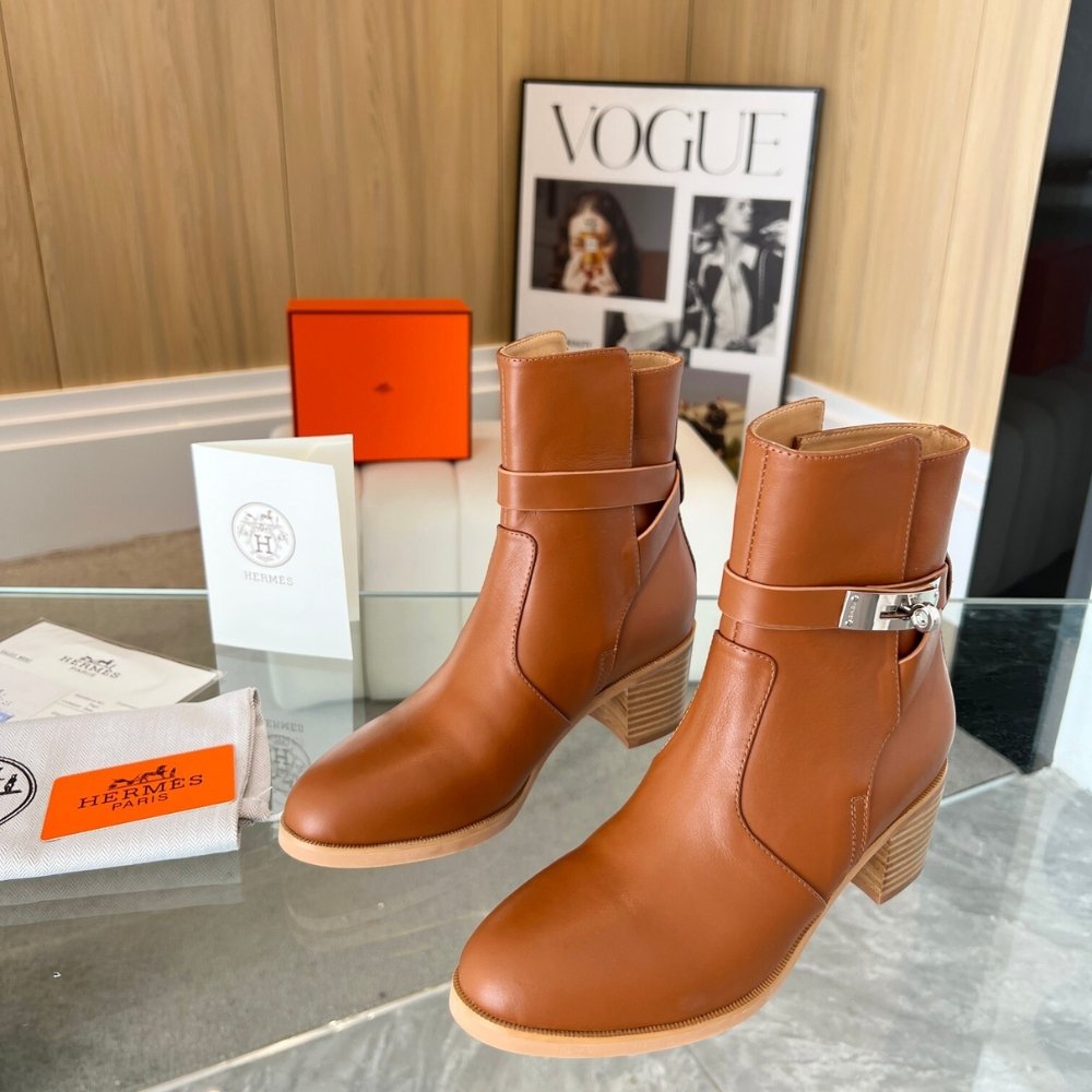H**me5 Frenchie 50 Ankle Boot Brown H222092Z A3360