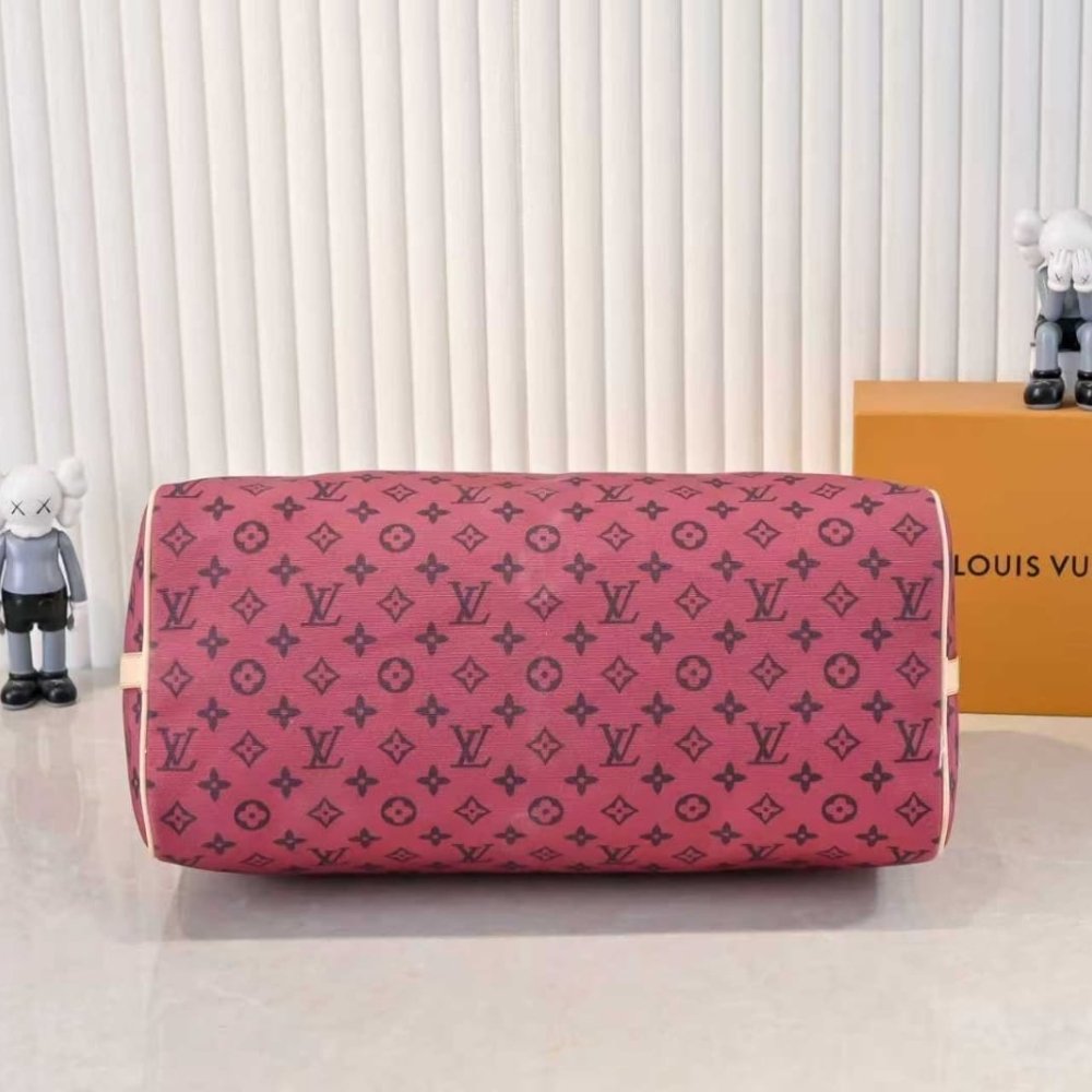 L0vis Vvtt0n Keepall Foldable 45 Monogram Red 45Cm M25772