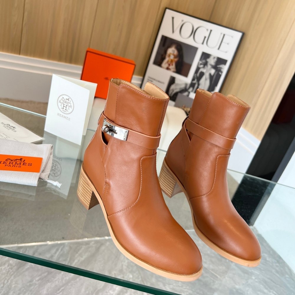 H**me5 Frenchie 50 Ankle Boot Brown H222092Z A3360