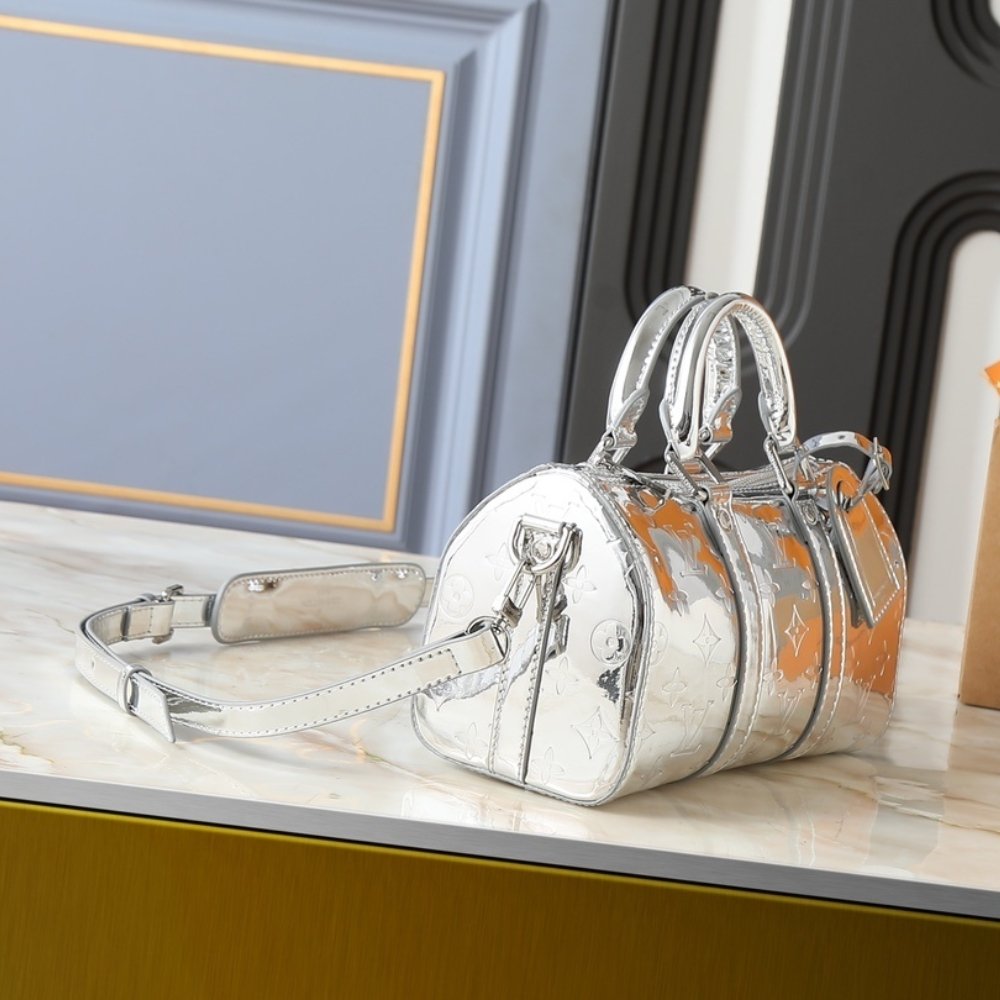L0vis Vvtt0n Keepall Bandoulière 25 Silver 25Cm
