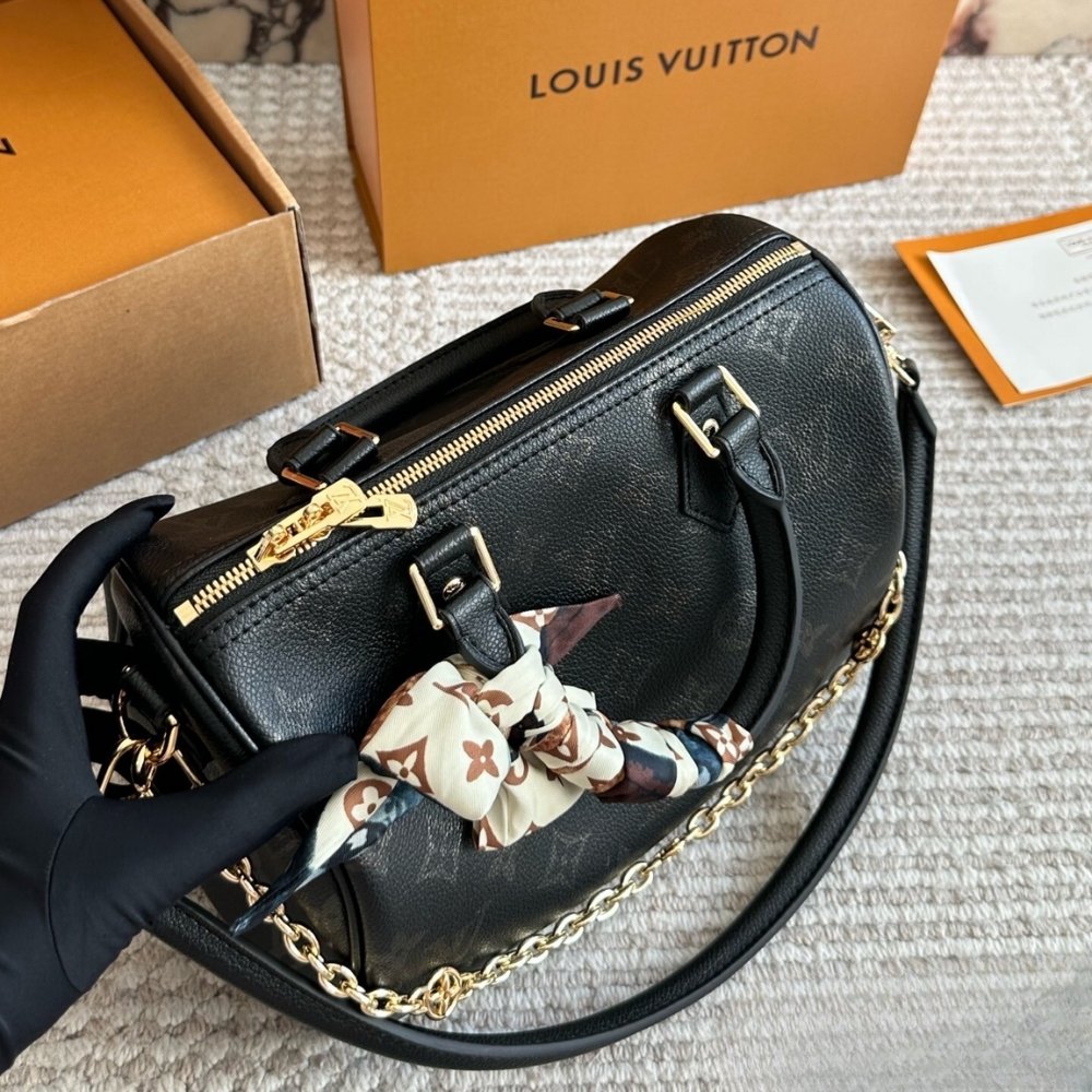 L0vis Vvtt0n Speedy Bandoulière 25 Black 25Cm M26486