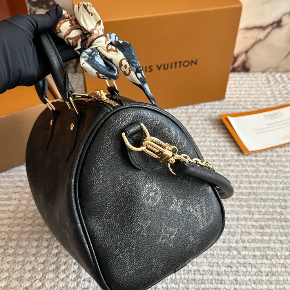 L0vis Vvtt0n Speedy Bandoulière 25 Black 25Cm M26486