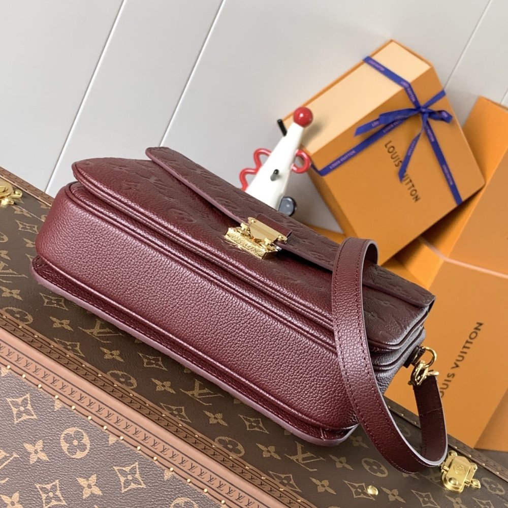 [S*per Vip 1:1] L0vis Vvtt0n Pochette Metis MM Grenat 25Cm M25939