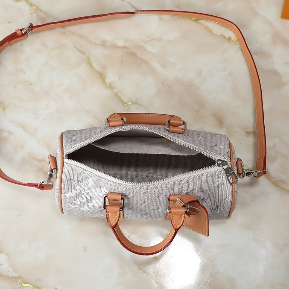 L0vis Vvtt0n Keepall Bandoulière 25 Light Gray 25Cm M27161