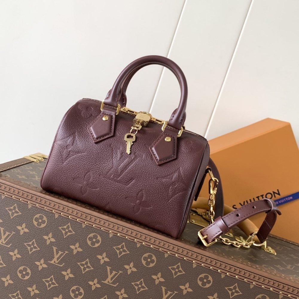 [S*per Vip 1:1] L0vis Vvtt0n Speedy Bandouliere 20 Grenat 20Cm M25929