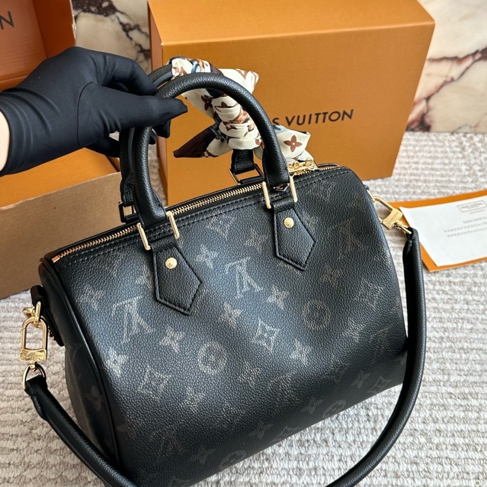 L0vis Vvtt0n Speedy Bandoulière 25 Black 25Cm M26486