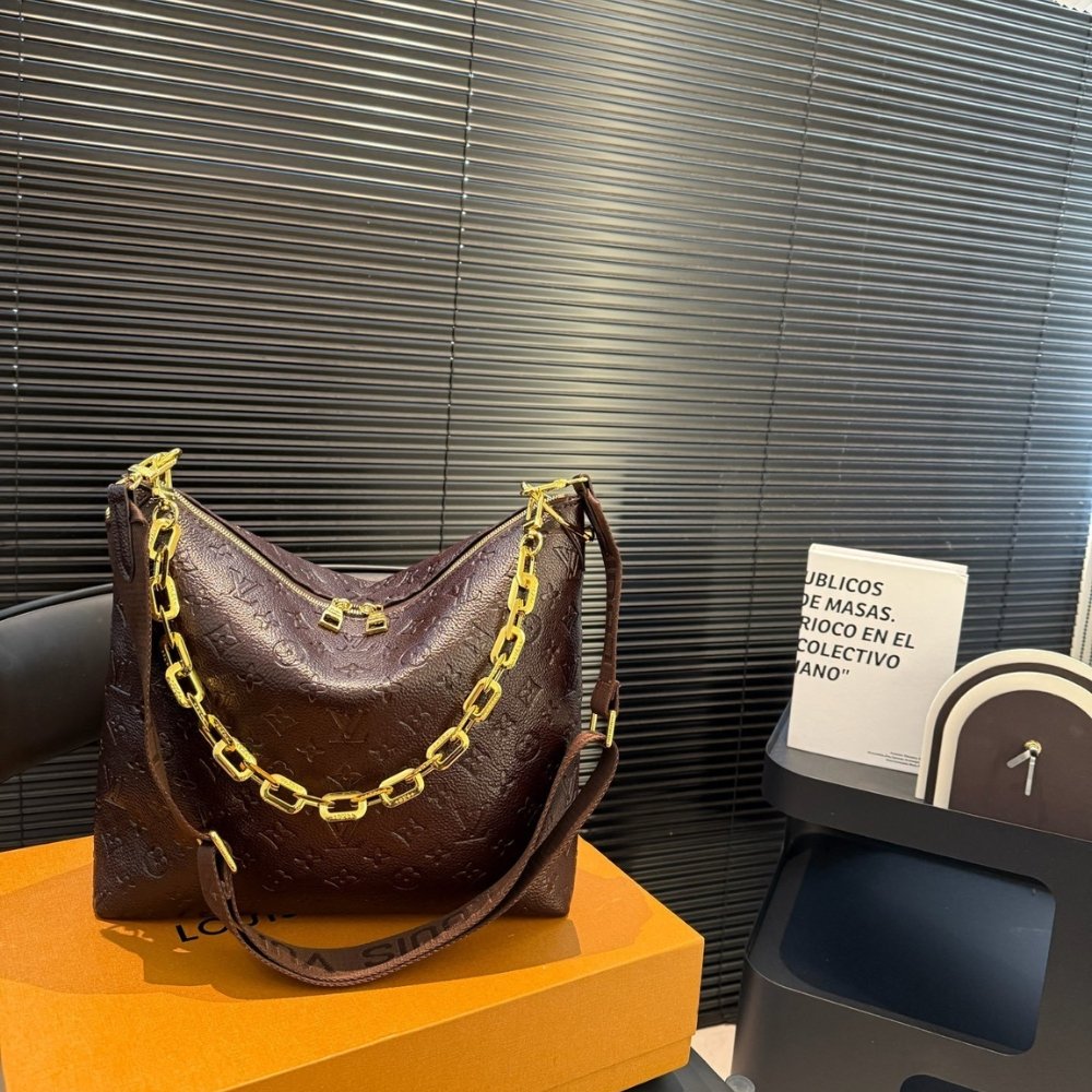 L0vis Vvtt0n Coussin Hobo MM Chocolat 30Cm M12072