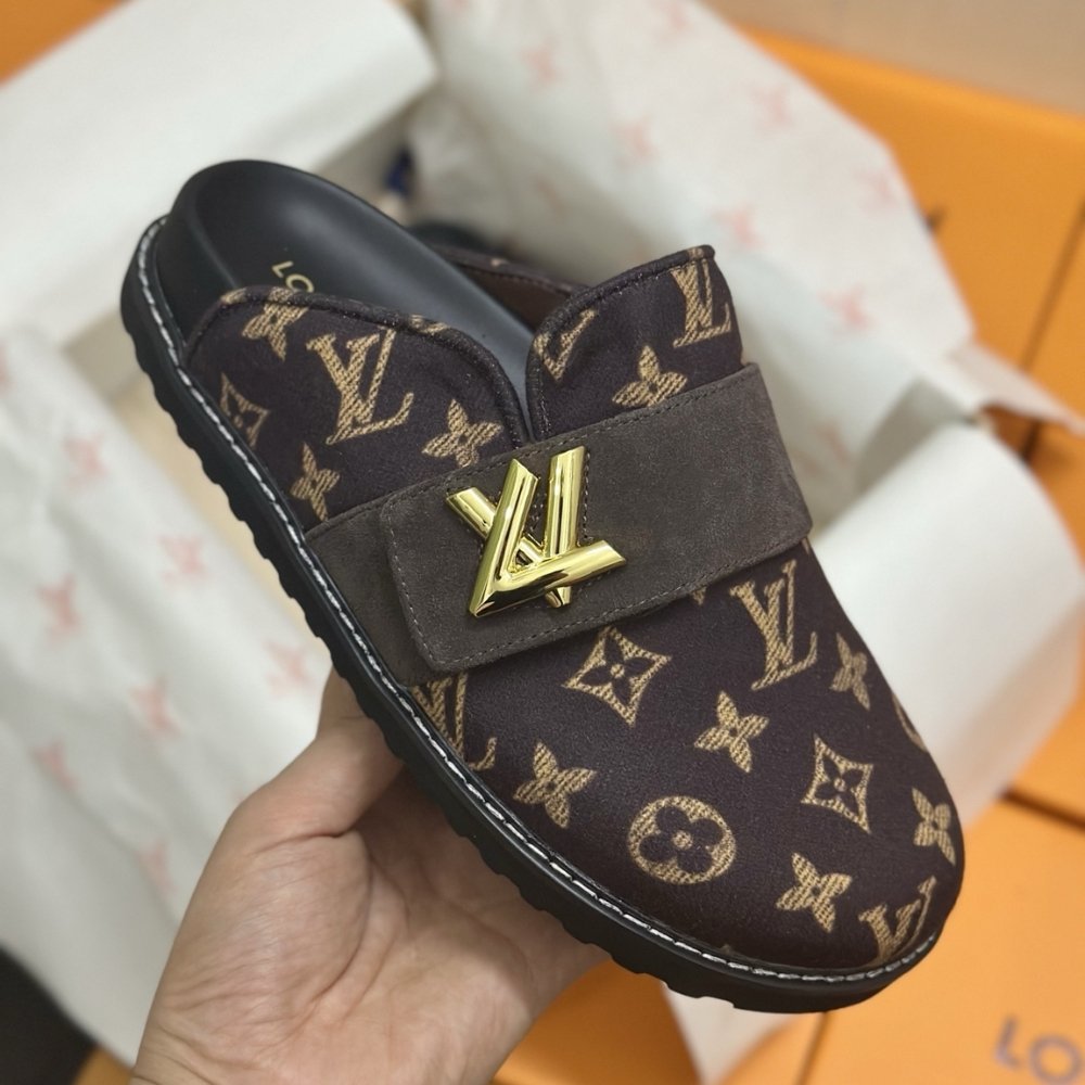 L0vis Vvtt0n Lv Cosy Flat Comfort Clog Brown 1Add7O