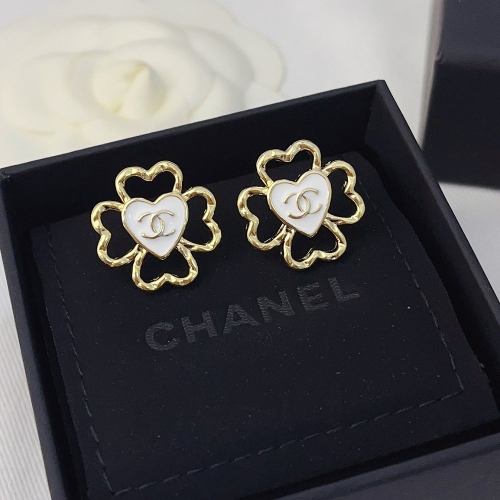 Ch**el Stud Earrings In Gold Metal Abf311 B19851 Nafgv